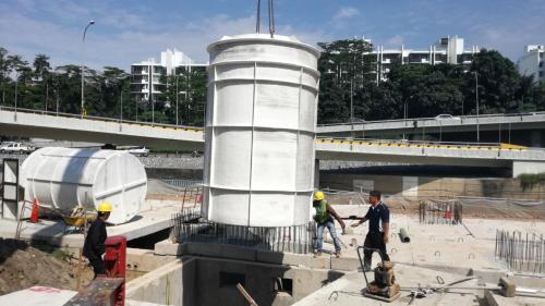 dav Tiong Nam Sullage Water Treatment Plant CDS F1518 - gross pollutant traps | EcoClean Technology