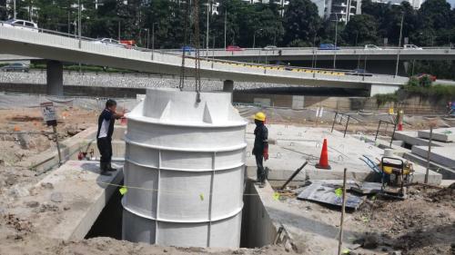 dav Tiong Nam Sullage Water Treatment Plant CDS F1518 - gross pollutant traps | EcoClean Technology
