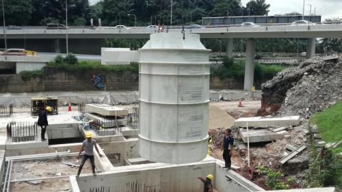 dav Tiong Nam Sullage Water Treatment Plant CDS F1518 - gross pollutant traps | EcoClean Technology